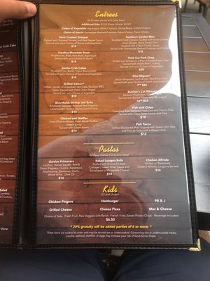 Menu photo 4 Shortfields Travelers Rest, SC