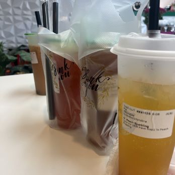 Tea 86 - I2. Peach Sparkling - Bubble Tea Near Me - Stockton, California