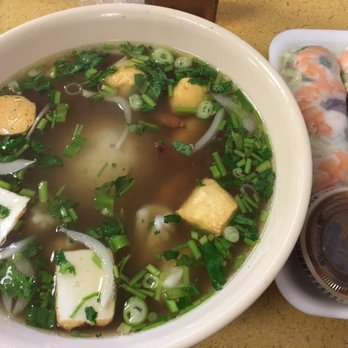 Saigon Deli - Seafood pho + fresh shrimp/pork rolls. Normally I get beef pho but this seafood pho is so good too! Lighter tasting pho. - Vietnamese Near Me - Tampa, Florida Saigon Deli - Seafood pho + fresh shrimp/pork rolls. Normally I get beef pho but this seafood pho is so good too! Lighter tasting pho. - Vietnamese Near Me - Tampa, Florida