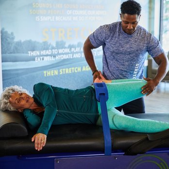 Stretch Zone - We use straps to isolate the muscle, which results in a deeper stretch than anything you can do alone. - Trainers Near Me - Reno, Nevada Stretch Zone - We use straps to isolate the muscle, which results in a deeper stretch than anything you can do alone. - Trainers Near Me - Reno, Nevada