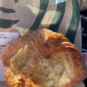 Starbucks - Vanilla Bean Custard Danish - Coffee & Tea Near Me - Orange, California