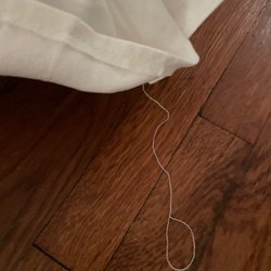 Northside Upholstery - Strings hanging from underneath all around the piece. Photos do NOT lie!!!