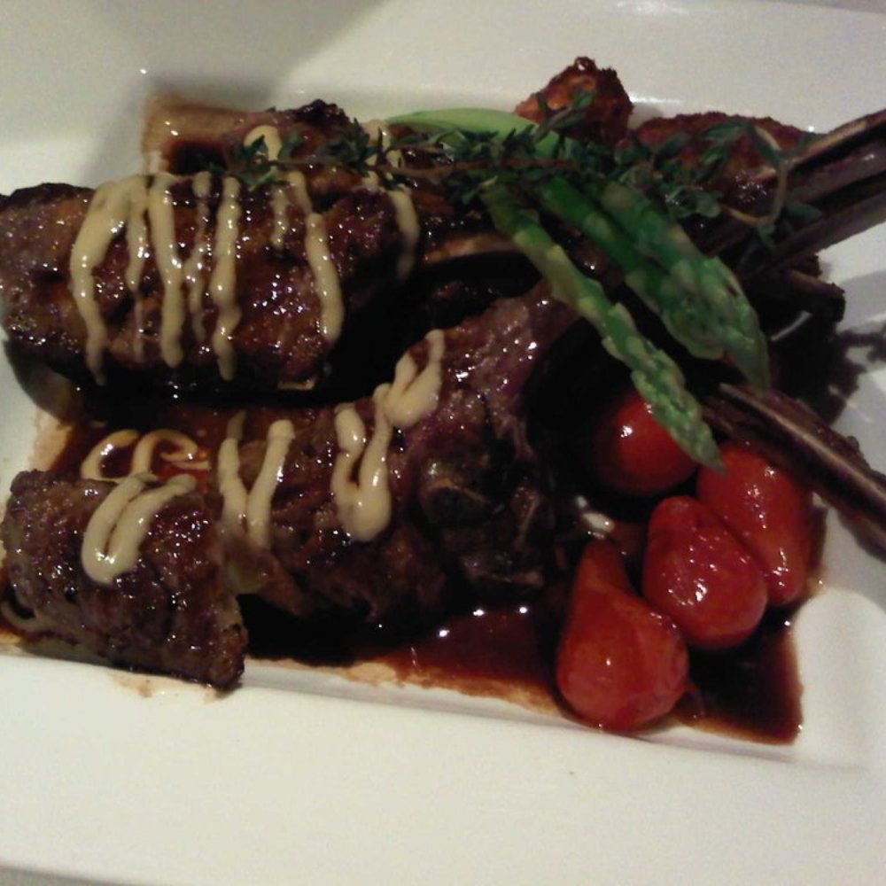Bistro 45 - pan roasted opal valley lamb chops ($33.45) - New American Near Me - Pasadena, California Bistro 45 - pan roasted opal valley lamb chops ($33.45) - New American Near Me - Pasadena, California