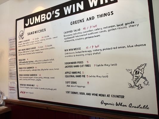 Menu photo 1 Jumbo's Win Win Philo, CA Menu photo 1 Jumbo's Win Win Philo, CA