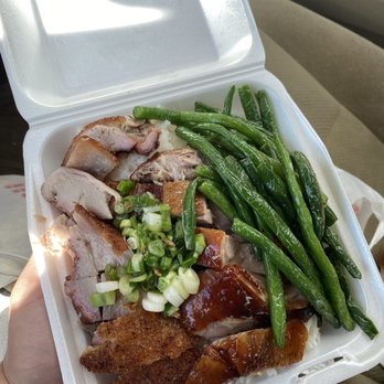 New Duong Son BBQ - Heo Quay (Roasted Pork) and Vit Quay (Roasted Duck) Rice Plate - Barbeque Near Me - Westminster, California New Duong Son BBQ - Heo Quay (Roasted Pork) and Vit Quay (Roasted Duck) Rice Plate - Barbeque Near Me - Westminster, California