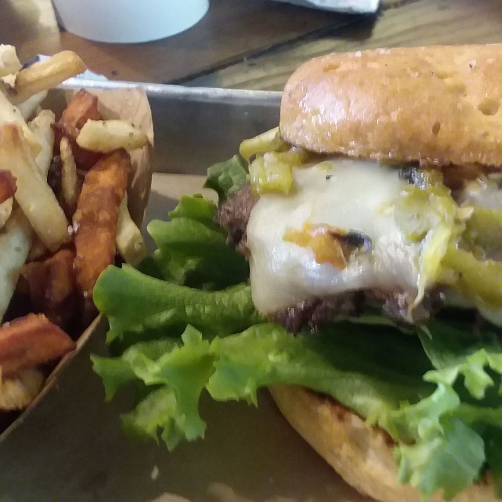 Grassburger - Green Chile Jack burger - Burgers Near Me - Albuquerque, New Mexico
