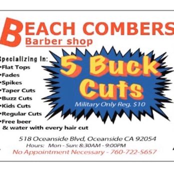 Beachcomber Barber Shop - Best deal in town!! - Barbers Near Me - Oceanside, California Beachcomber Barber Shop - Best deal in town!! - Barbers Near Me - Oceanside, California