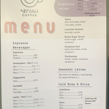 Niyyah Coffee - Coffee & Tea Near Me - Indianapolis, Indiana