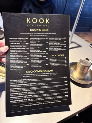 Menu photo 1 Kook Korean BBQ Vancouver, BC
