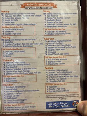 Menu photo 5 Zipps Sports Grill Chandler, AZ Menu photo 5 Zipps Sports Grill Chandler, AZ