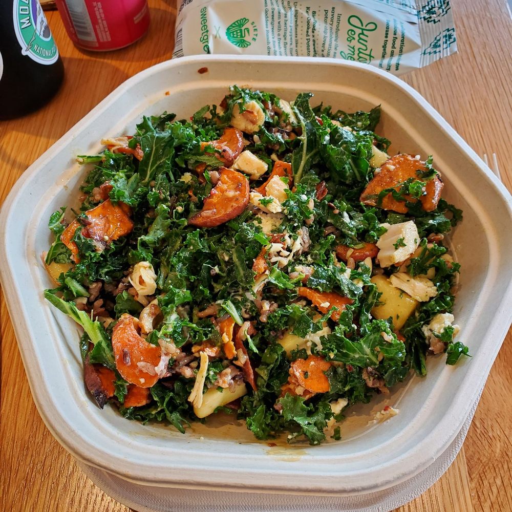 sweetgreen - Healthy Salads, Wraps, and Bowls - Harvest bowl minus balsamic vinaigrette and added hot honey mustard sauce. Mixed up - Salad Near Me - Manhattan Beach, California sweetgreen - Healthy Salads, Wraps, and Bowls - Harvest bowl minus balsamic vinaigrette and added hot honey mustard sauce. Mixed up - Salad Near Me - Manhattan Beach, California