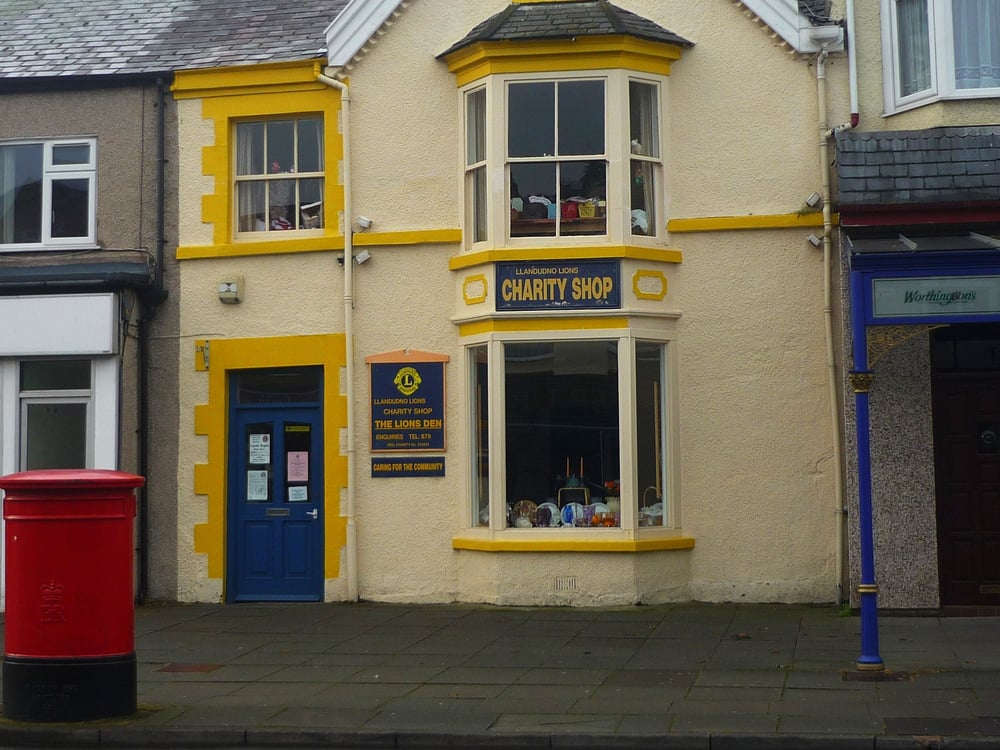LLANDUDNO LIONS CHARITY SHOP 48 Madoc Street, Llandudno, Conwy