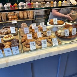 Pastries in bakery Pastries in bakery