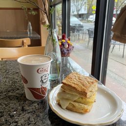 Bacon, Egg & Cheese Biscuit w/ Mocha Bacon, Egg & Cheese Biscuit w/ Mocha
