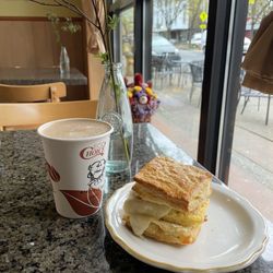 Kaffeeklatsch - Bacon, Egg & Cheese Biscuit w/ Mocha