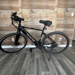 He fixed the flat tire on my very expensive E-bike. It rides like new!