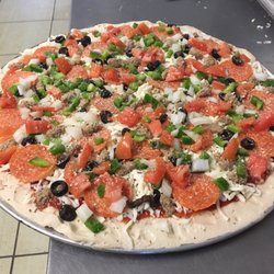 Pizza Corners - Supreme pizza with a little bit of good and a little bit of bad makes you feel ok if you eat more than 2
