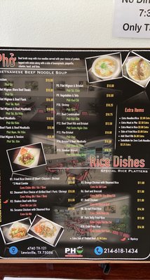 Menu photo 2 Pho Beef Noodle & Grill Lewisville, TX