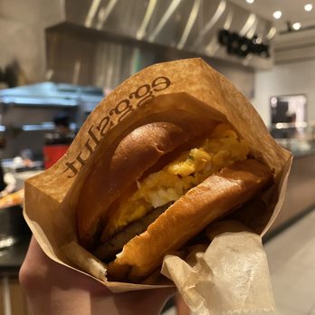 Eggslut - Fairfax with sausage - Breakfast & Brunch Near Me - Las Vegas, Nevada Eggslut - Fairfax with sausage - Breakfast & Brunch Near Me - Las Vegas, Nevada