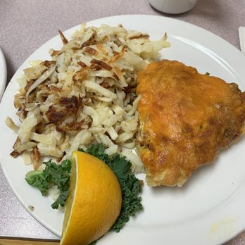 Bette's Place - Meat lovers quiche with no crust and hash browns that were not cooked - Breakfast & Brunch Near Me - Hood River, Oregon