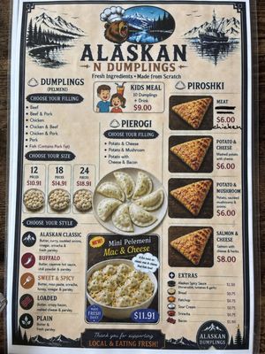 Menu photo 1 Alaska and Dumplings Maple Valley, WA