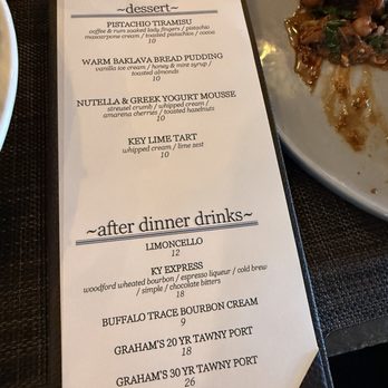 The Fat Lamb - Menu - Cocktail Bars Near Me - Louisville, Kentucky