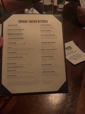 Menu photo 7 The Arvada Tavern Arvada, CO