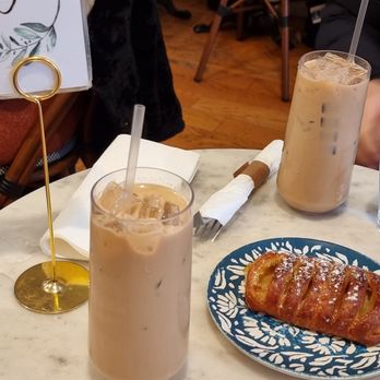 Matines Cafe - Ice latte and pastry - Coffee & Tea Near Me - Philadelphia, Pennsylvania
