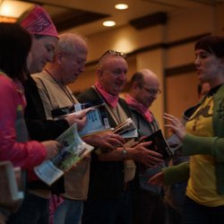 Wise Guys Events - Our between-the-pages scavenger hunt is a favorite challenge in our ballroom programs.
