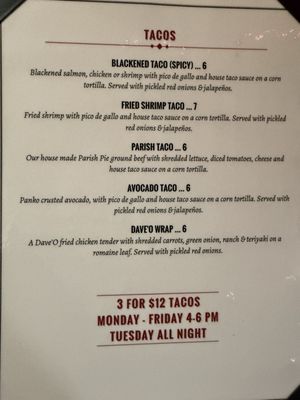 Menu photo 6 Parish Publick House Santa Cruz, CA Menu photo 6 Parish Publick House Santa Cruz, CA