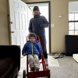 Pantheon Moving - Dolly adventures with our youngest customer! All your items are precious to us.