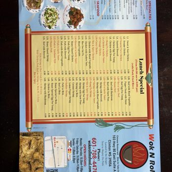 Wok N Roll - Lunch Specials - Chinese Near Me - Clinton, Mississippi