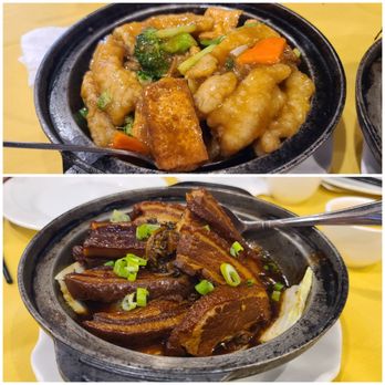 Secret Kitchen - Fish and tofu casserole & Stewed beef casserole - Cantonese Near Me - Flushing, New York