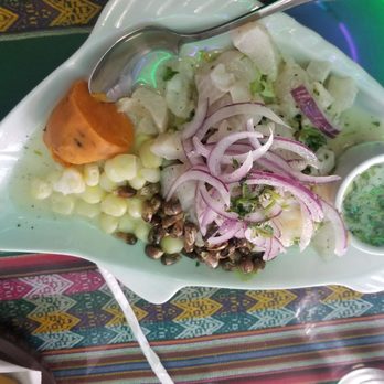 Parrilla's Cholito - Ceviche de pescado. Wow  It legit was amazing. Fish was tender and the leche de tiger was soooooo yummy. - Peruvian Near Me - Downey, California
