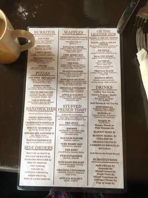 Menu photo 6 The Brownstone Cafe Fullerton, CA