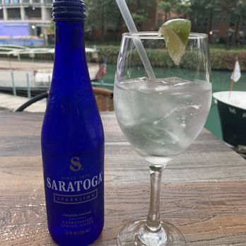 Pinched on the River - Sparkling water - Mediterranean Near Me - Chicago, Illinois