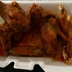 Wings To Go - The Cajun wings my husband got!