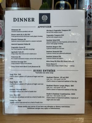 Menu photo 2 Nagi Sushi Ottawa, ON