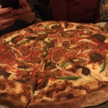 Arturo's - Meatball, Onion and Green Pepper Pie - Italian Near Me - New York, New York