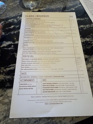Menu photo 3 Clark & Bourbon St Louis, MO