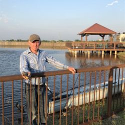 Catch a fish, feed the fish and turtles, oh, and security cameras in place for your safety