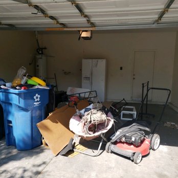JJ’s Junk Removal - All my junk and trash in my garage - Junk Removal & Hauling Near Me