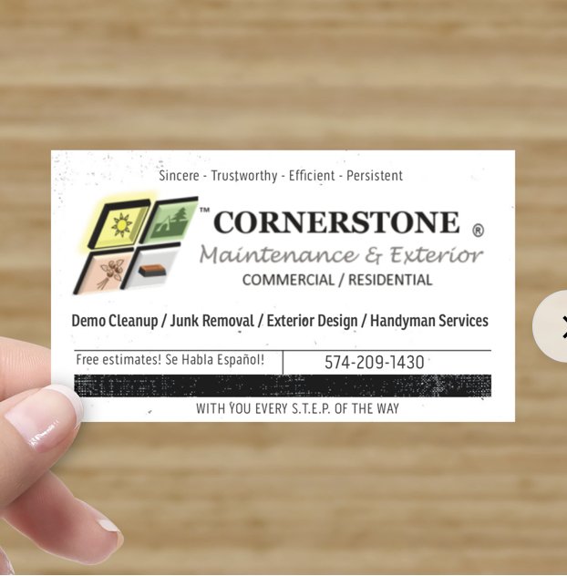 CORNERSTONE MAINTENANCE & EXTERIOR Updated May 2024 Request a Quote Bremen, Indiana Junk