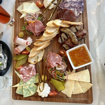 Glamour Event Center - Their meat and cheese board. That green cheese situation was my favorite. - Music Venues Near Me - Oklahoma City, Oklahoma