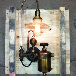 GKA Lighting - Found objects, assembled and electrified for a client