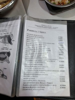 Menu photo 2 Parrilla Peña Buenos Aires, C