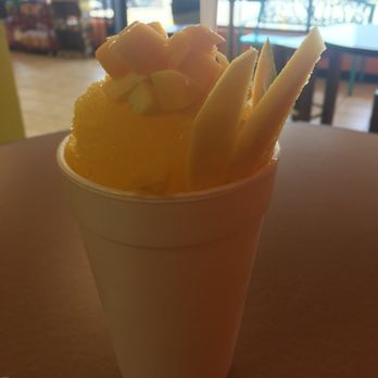 La Feria - a cup of ice cream with fruit on top - Desserts Near Me - Waxahachie, Texas La Feria - a cup of ice cream with fruit on top - Desserts Near Me - Waxahachie, Texas