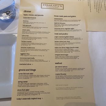 Insalata's - Menu - Mediterranean Near Me - San Anselmo, California