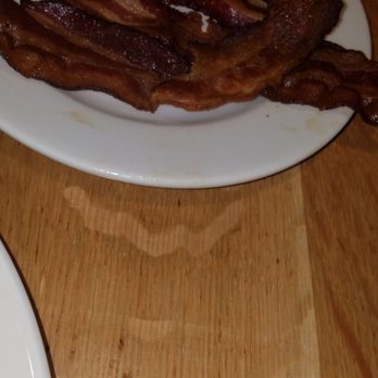 Jack's Restaurant & Bar - Bacon was different.  Crisp was the request.  This was baked. Dark almost looked burnt but wasnt. - Breakfast & Brunch Near Me - Newark, California
