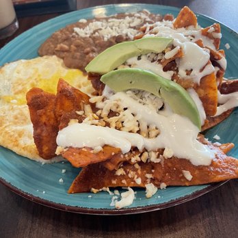 Toasted - Chilaquiles with 2 eggs beans avocado cream and cheese. Yummy yummy!!! - Breakfast & Brunch Near Me - Bakersfield, California Toasted - Chilaquiles with 2 eggs beans avocado cream and cheese. Yummy yummy!!! - Breakfast & Brunch Near Me - Bakersfield, California